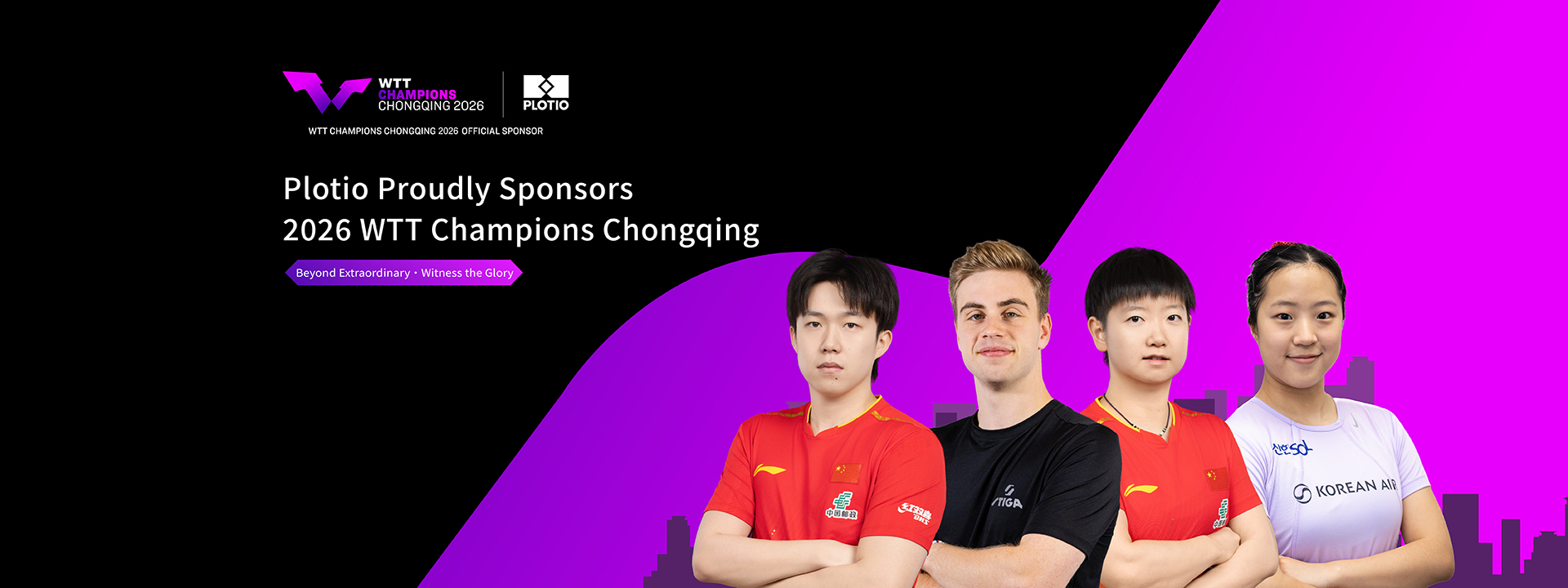 Honouring the Journey, Reuniting in Chongqing | Plotio Proudly Sponsors the 2026 WTT Chongqing Champions